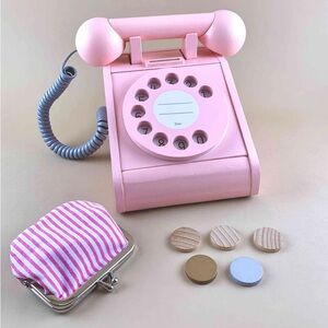 Pink Retro Rotary Phone